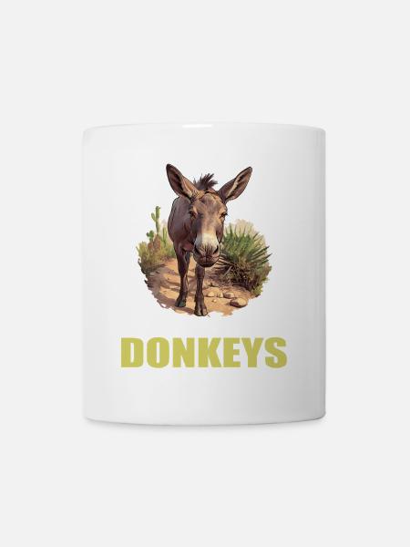 Donkey Esel - Tasse - Weiß