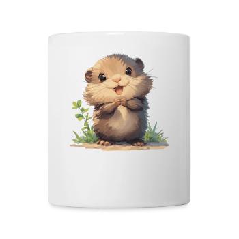 Rat musqué - Mug blanc - blanc - Devant
