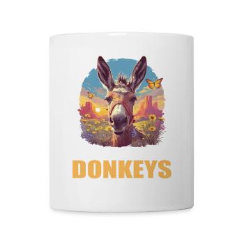Donkey Esel - Tasse - Weiß - Vorne
