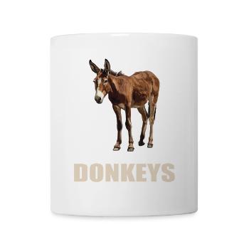 Donkey Esel - Tasse - Weiß - Vorne