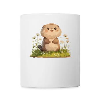 Rat musqué - Mug blanc - blanc - Devant