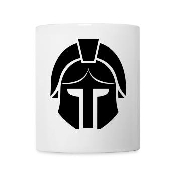 Spartan helmet - Mug - white - Front
