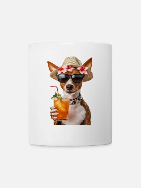 Basenji - Tasse - Weiß