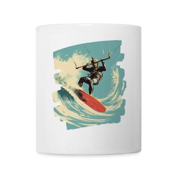 Kitesurfer - Tasse - Weiß - Vorne