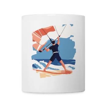kite surfers - Mug - white - Front