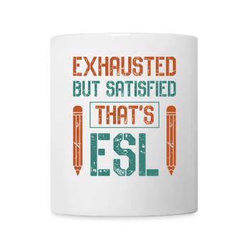 ESL-Lehrer ESL Unterricht - Tasse - Weiß - Vorne