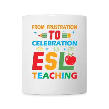 ESL-Lehrer ESL Unterricht - Tasse - Weiß - Vorne