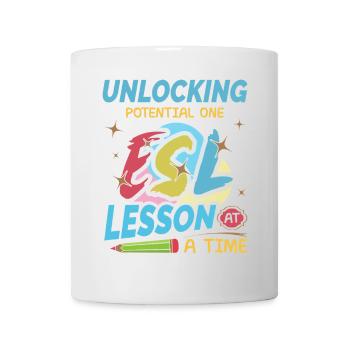 ESL-Lehrer ESL Unterricht - Tasse - Weiß - Vorne