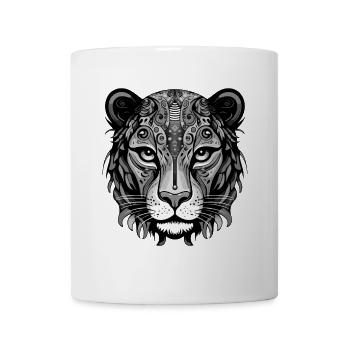 Gepard Portrait - Tasse - Weiß - Vorne