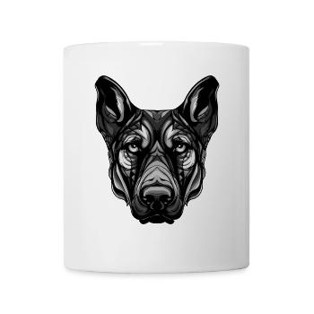 Doberman Dog Portrait - Mug - white - Front