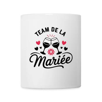 Wife Bride Team for a Bachelorette Party Team Bride - Mug - white - Front