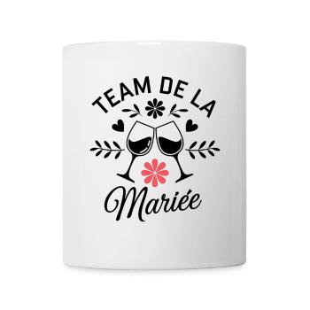 Wife Bride Team for a Bachelorette Party Team Bride - Mug - white - Front