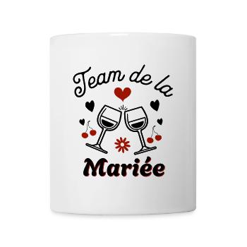 Wife Bride Team for a Bachelorette Party Team Bride - Mug - white - Front