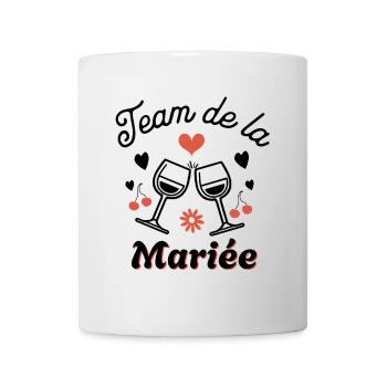 Wife Bride Team for a Bachelorette Party Team Bride - Mug - white - Front