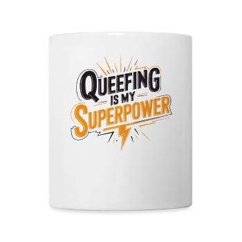 Power of Laughter Emblem - Tasse - Weiß - Vorne