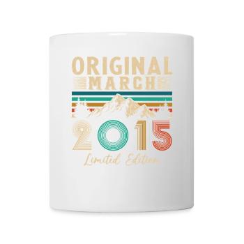Mars 2015 Vintage Cadeau Anniversaire - Mug blanc - blanc - Devant