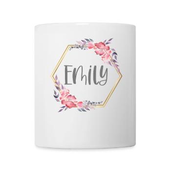 Emily Girl Name Personalized Gift - Mug - white - Front