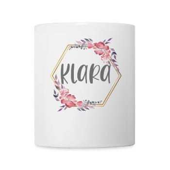 Klara Girl Name Personalized Gift - Mug - white - Front