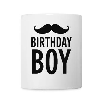 Birthday Boy – Anniversaire avec une moustache - Mug blanc - blanc - Devant