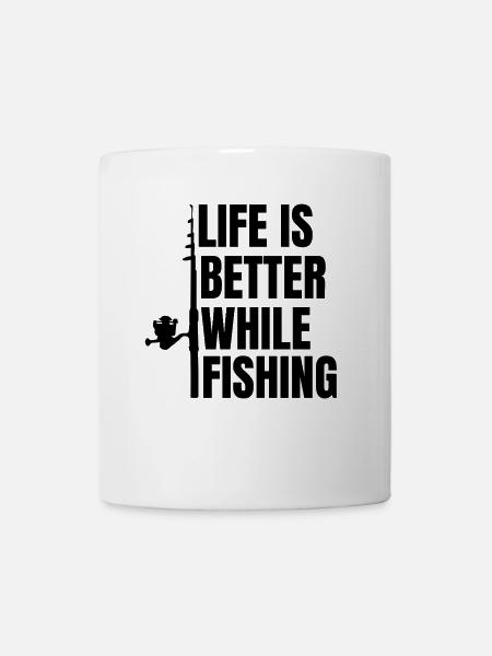 Fischer Motivation - Tasse - Weiß