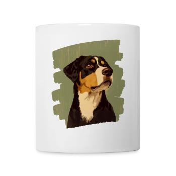 Chien de montagne Entlebuch - Mug blanc - blanc - Devant