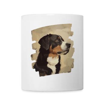 Entlebucher Chien de montagne 4 - Mug blanc - blanc - Devant