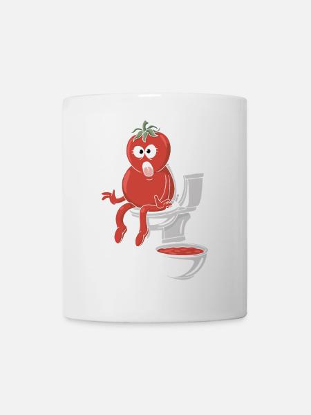 Tomatensauce - Tasse - Weiß