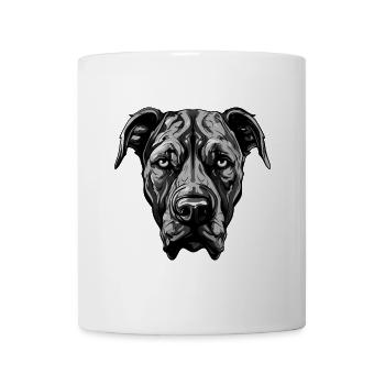 Great Dane Dog Portrait - Mug - white - Front