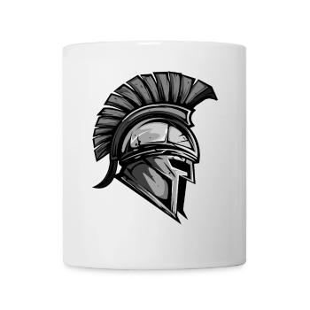 Spartan Warrior Sparta Helmet - Mug - white - Front