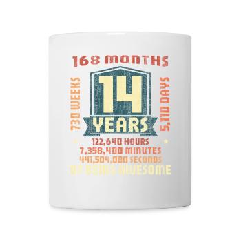 14 years old! Birthday Gift 14th Birthday - Mug - white - Front