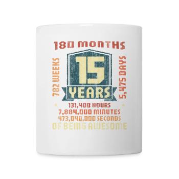 15 years old! Birthday Gift 15th Birthday - Mug - white - Front