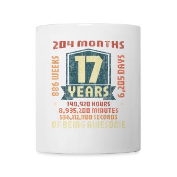 17 Jahre alt! Geburtstagsgeschenk 17. Geburtstag - Tasse - Weiß - Vorne