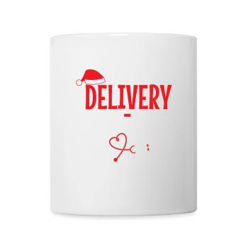 L&D Tech Chapeau de Père Noël - Mug blanc - blanc - Devant