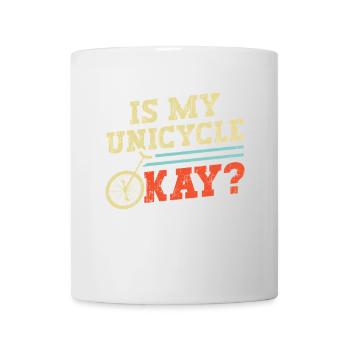 Mon monocycle est-il en bon état ? - Mug blanc - blanc - Devant