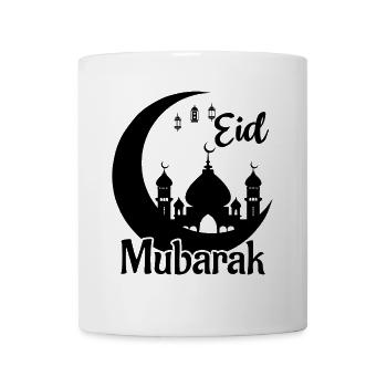 Eid Mubarak Solemn Feast Motif for Muslims - Mug - white - Front