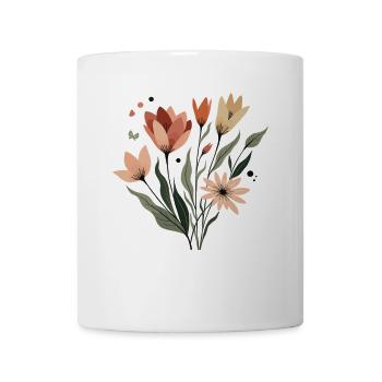 Flowers Plant Boho Floral Nature Nature Lover - Mug - white - Front
