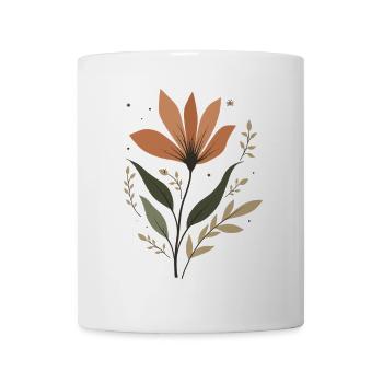 Flowers Plant Boho Floral Nature Nature Lover - Mug - white - Front