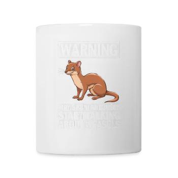 Wiesel - Tasse - Weiß - Vorne