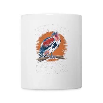 Geier - Tasse - Weiß - Vorne