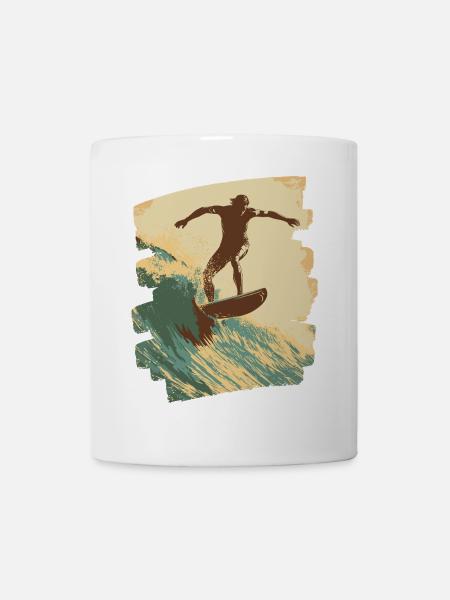 Surfer - Tasse - Weiß