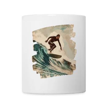 Surfer - Tasse - Weiß - Vorne