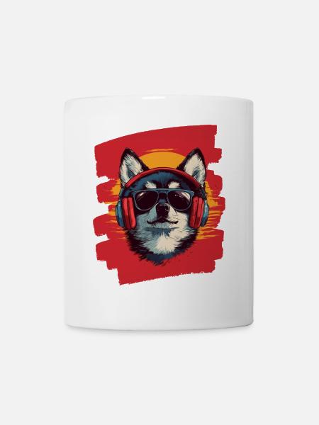 Pomsky - Tasse - Weiß