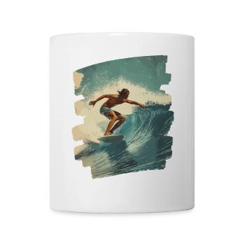 Surfer - Tasse - Weiß - Vorne