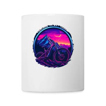 Mountainbike Retrowave - Tasse - Weiß - Vorne