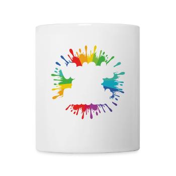 La diversité au lieu de la simplicité : déclaration contre la droite - Mug blanc - blanc - Devant