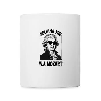Rocking Mozart Klassische Musik Klassik Komponist - Tasse - Weiß - Vorne