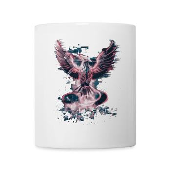 Cyber Phoenix – Digital Rebirth & Tech Ascension - Mug - white - Front