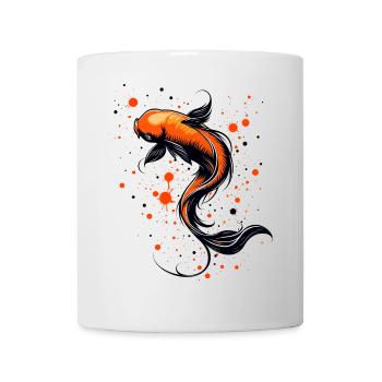 Harmonie des poissons Koi - Mug blanc - blanc - Devant