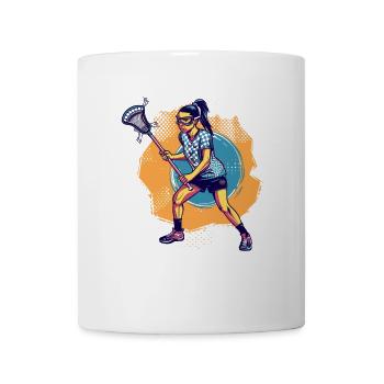 Oldschool Lacrosse Girls - Mug - white - Front