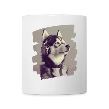 Husky - Mug - white - Front